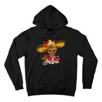 Day Of The Dead Mexican Skull Tall Hoodie