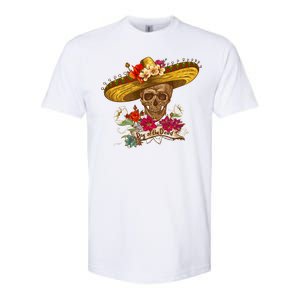 Day Of The Dead Mexican Skull Softstyle CVC T-Shirt