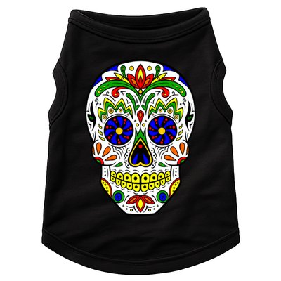 Day of the Dead Skull dia de los Muertos Doggie Tank