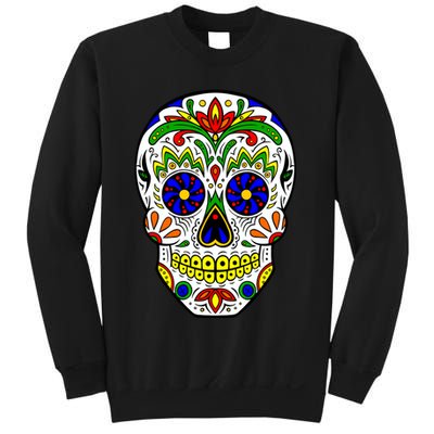 Day of the Dead Skull dia de los Muertos Sweatshirt