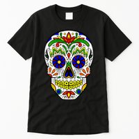 Day of the Dead Skull dia de los Muertos Tall T-Shirt