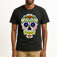 Day of the Dead Skull dia de los Muertos Tall T-Shirt