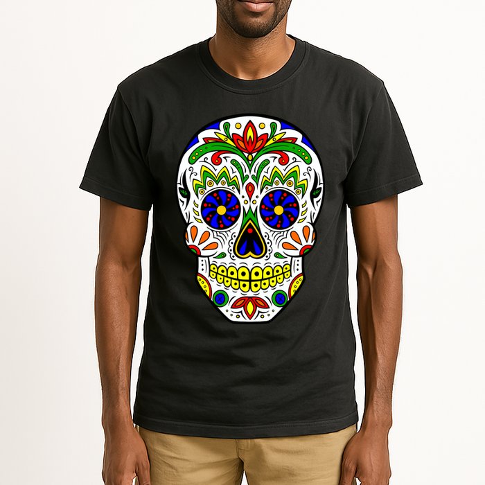 Day of the Dead Skull dia de los Muertos Tall T-Shirt