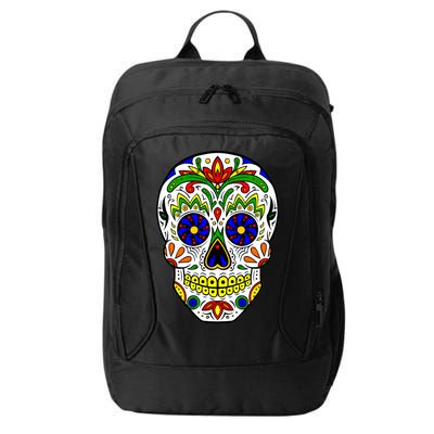 Day of the Dead Skull dia de los Muertos City Backpack