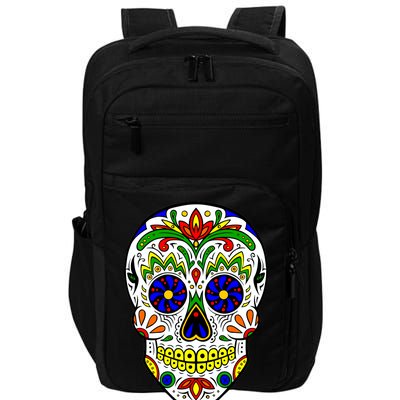 Day of the Dead Skull dia de los Muertos Impact Tech Backpack