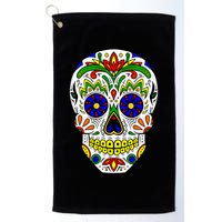 Day of the Dead Skull dia de los Muertos Golf Towel