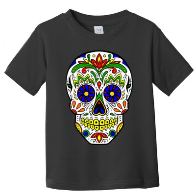 Day of the Dead Skull dia de los Muertos Toddler T-Shirt