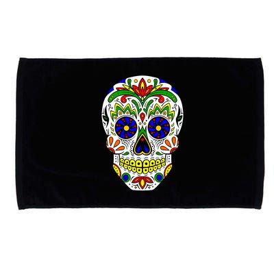 Day of the Dead Skull dia de los Muertos Microfiber Hand Towel