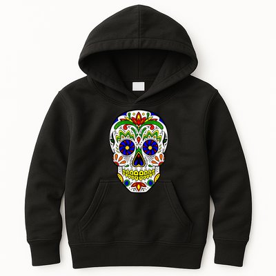 Day of the Dead Skull dia de los Muertos Kids Hoodie