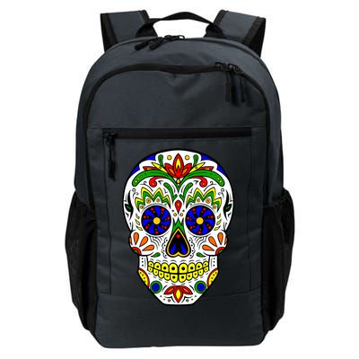 Day of the Dead Skull dia de los Muertos Daily Commute Backpack