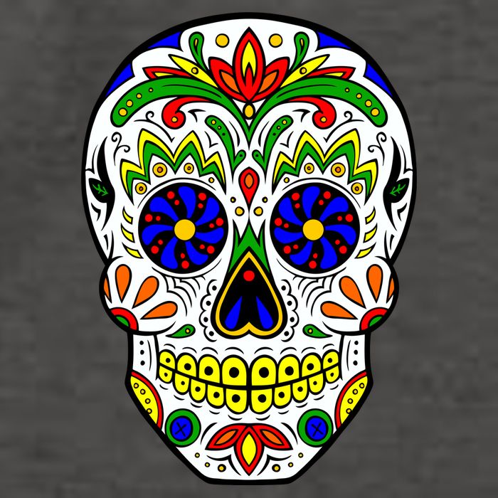 Day of the Dead Skull dia de los Muertos Vector Backpack