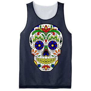 Day of the Dead Skull dia de los Muertos Mesh Reversible Basketball Jersey Tank