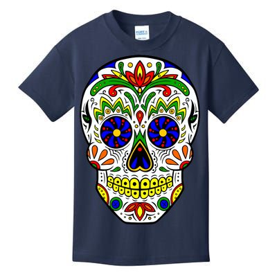 Day of the Dead Skull dia de los Muertos Kids T-Shirt