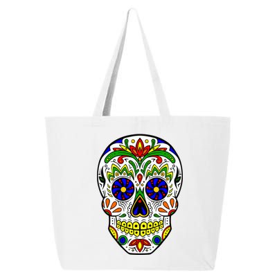 Day of the Dead Skull dia de los Muertos 25L Jumbo Tote