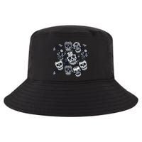 Day Of The Dead Skull Mash Up Cool Comfort Performance Bucket Hat
