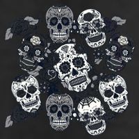 Day Of The Dead Skull Mash Up Cool Comfort Performance Bucket Hat