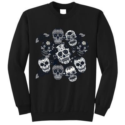 Day Of The Dead Skull Mash Up Sweatshirt