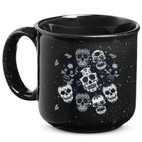 Day Of The Dead Skull Mash Up 15oz Campfire Ceramic Mug