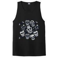 Day Of The Dead Skull Mash Up PosiCharge Competitor Tank