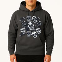Day Of The Dead Skull Mash Up Hoodie