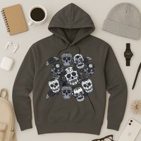 Day Of The Dead Skull Mash Up Hoodie