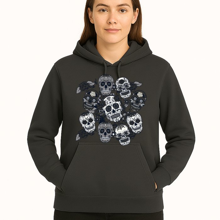 Day Of The Dead Skull Mash Up Hoodie
