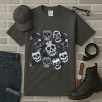 Day Of The Dead Skull Mash Up Tall T-Shirt