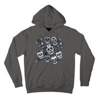 Day Of The Dead Skull Mash Up Tall Hoodie