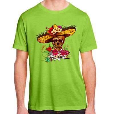 Day of the Dead Sugar Skull Sombrero Adult ChromaSoft Performance T-Shirt