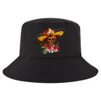 Day of the Dead Sugar Skull Sombrero Cool Comfort Performance Bucket Hat
