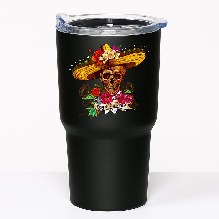 Day of the Dead Sugar Skull Sombrero Tumbler