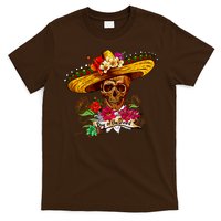 Day of the Dead Sugar Skull Sombrero T-Shirt
