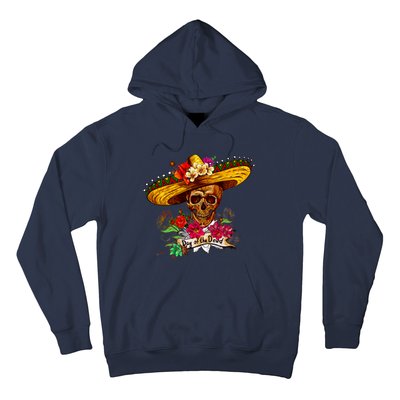 Day of the Dead Sugar Skull Sombrero Hoodie