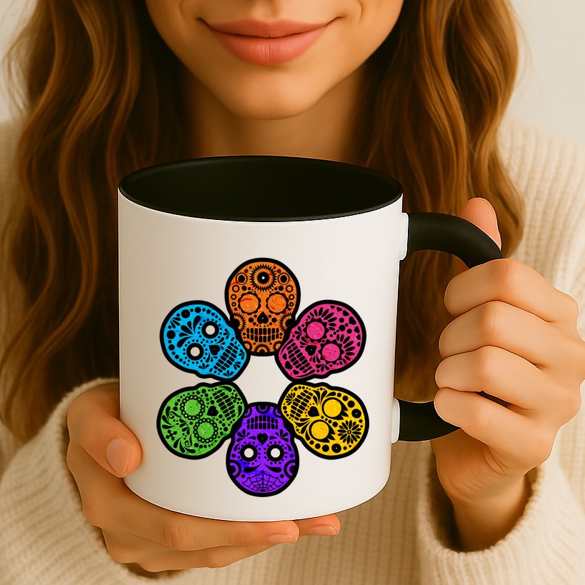 Day of the Dead Skulls Mug