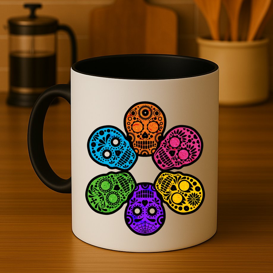 Day of the Dead Skulls Mug