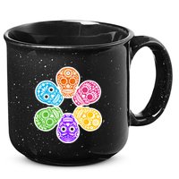 Day of the Dead Skulls 15oz Campfire Ceramic Mug