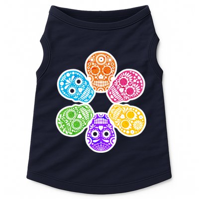 Day of the Dead Skulls Doggie Tank