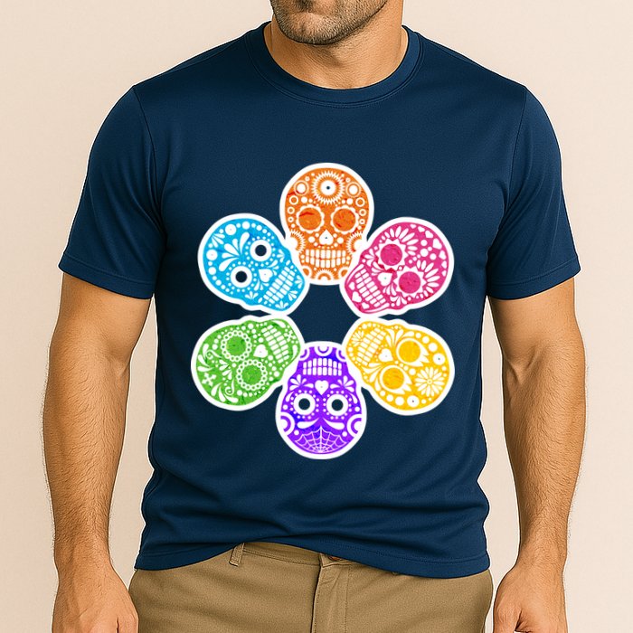 Day of the Dead Skulls Performance Shirt