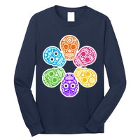 Day of the Dead Skulls Long Sleeve Shirt