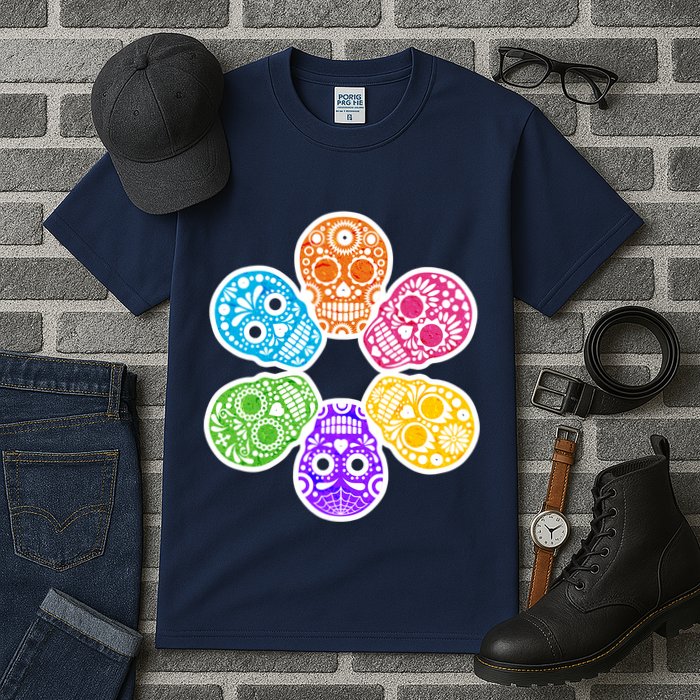 Day of the Dead Skulls Tall T-Shirt
