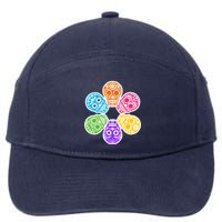 Day of the Dead Skulls 7-Panel Snapback Hat
