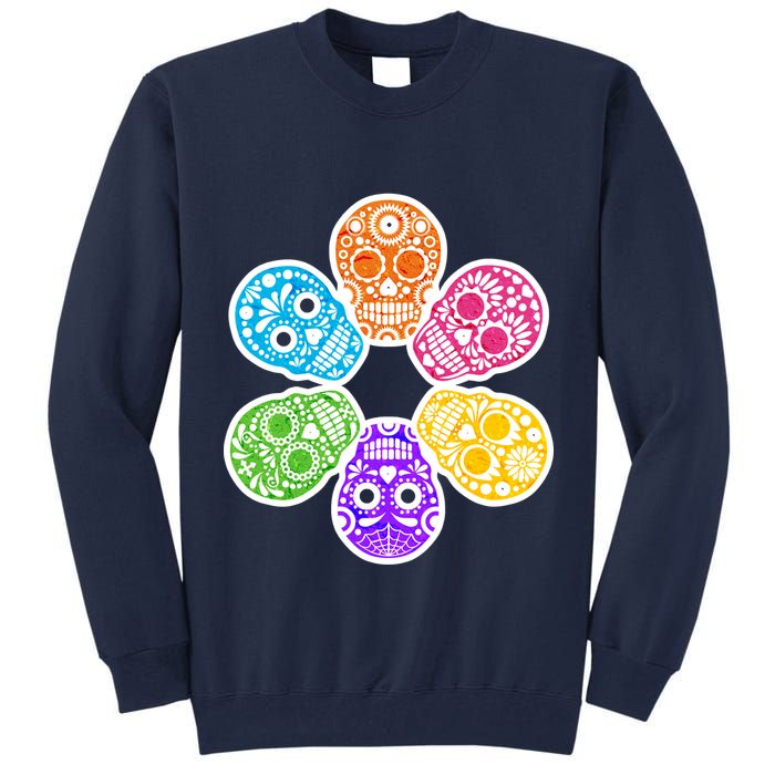 Day of the Dead Skulls Tall Sweatshirt