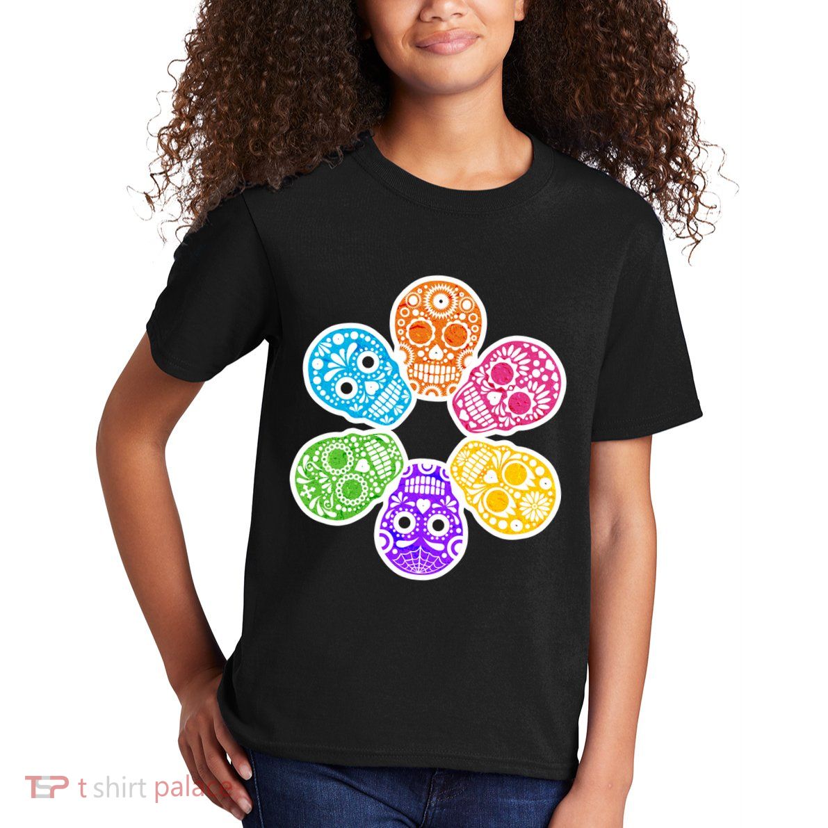 Day of the Dead Skulls Kids T-Shirt