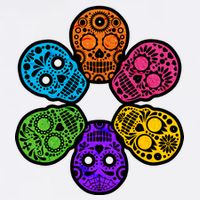 Day of the Dead Skulls Garment-Dyed Sweatshirt