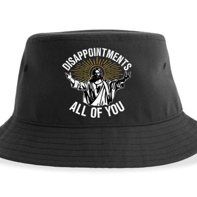 Disappointts All You Jesus Christian Religion Sustainable Bucket Hat