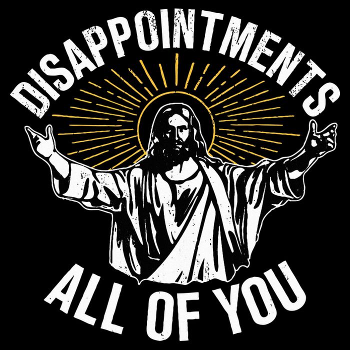 Disappointts All You Jesus Christian Religion Flat Bill Trucker Hat