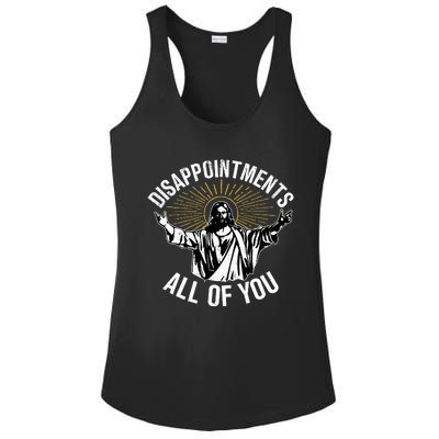 Disappointts All You Jesus Christian Religion Ladies PosiCharge Competitor Racerback Tank