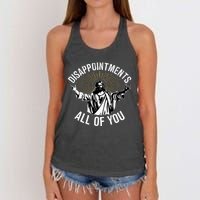 Disappointts All You Jesus Christian Religion Women's Knotted Racerback Tank