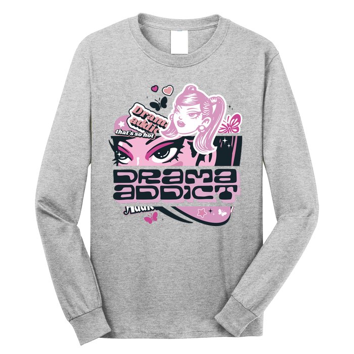 Drama Addict Y2K Diva Long Sleeve Shirt