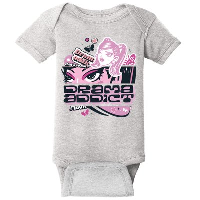Drama Addict Y2K Diva Baby Bodysuit